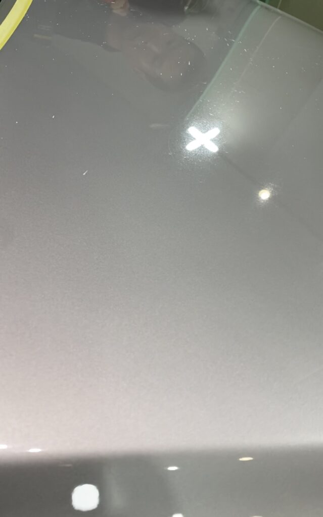 謎のシミ 最新の塗膜計でまさかの全塗装が判明 しゃかりき 広島のガラスコーティング カーコーティング 専門店