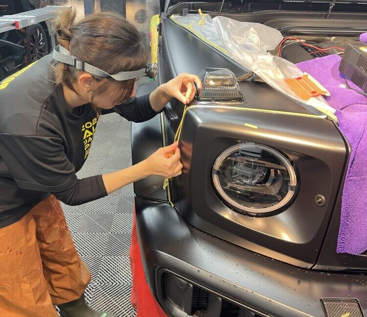 マット塗装メルセデス