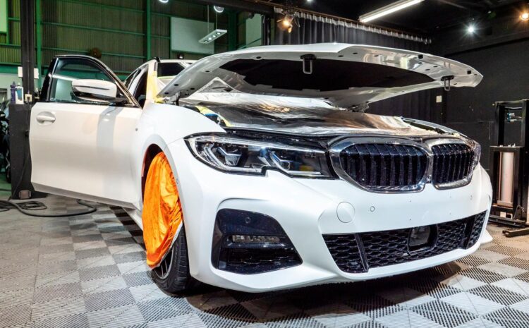BMW Z4にウインドウプロテクションフィルム施工