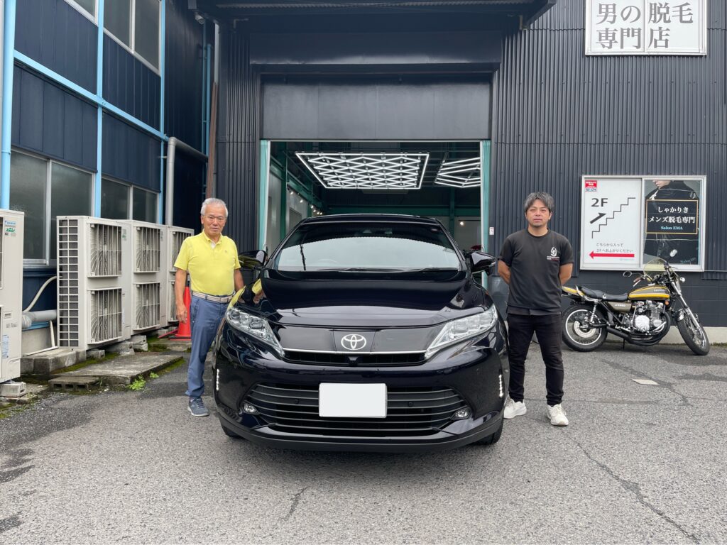 トヨタ ハリアーのDiavolo(ガラスコーティング)の施工事例