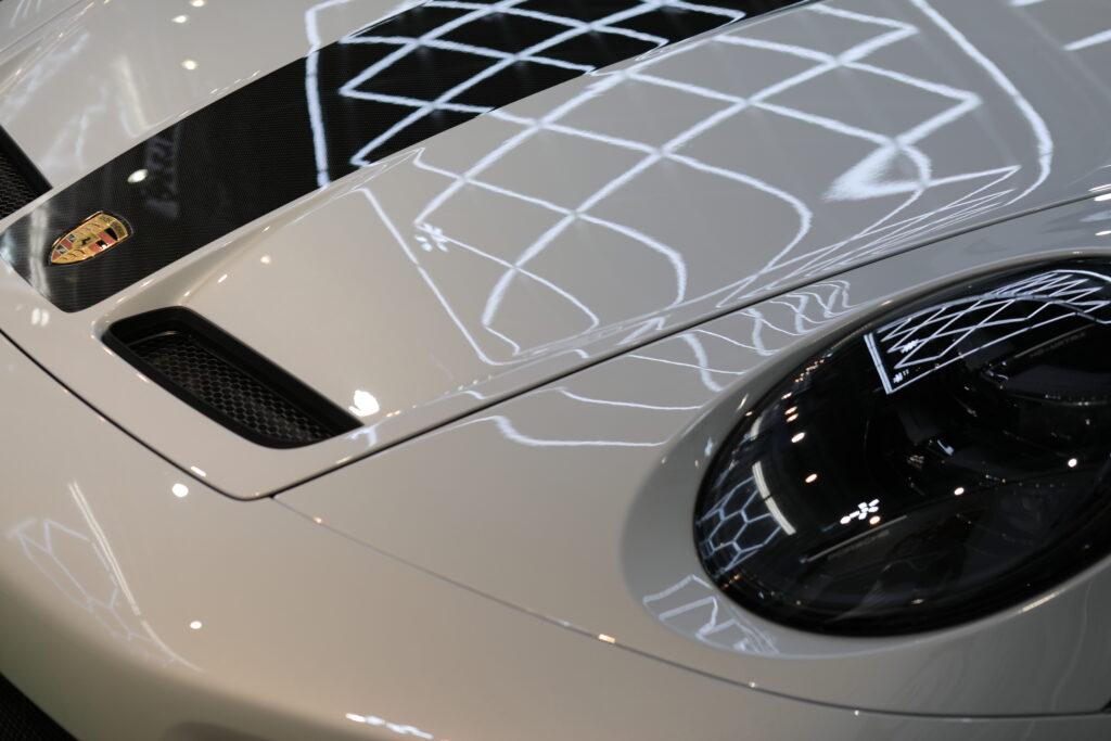 ポルシェGT3 フルプロテクションフィルムのメンテナンス施工事例
