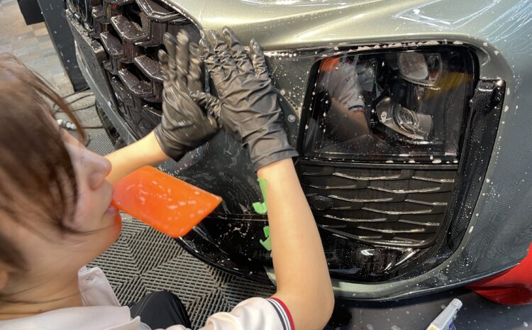 Audi Q3 PPFフロントフル 広島｜XPEL認定店のAudi PPF施工事例（プロテクションフィルム施工以外はコーティング）