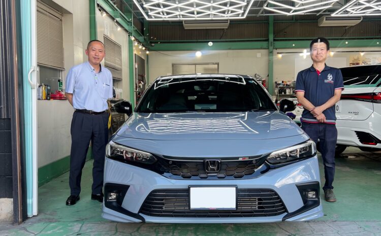 ホンダ シビック カーワックス 広島｜SWISSVAX MYSTERY施工事例