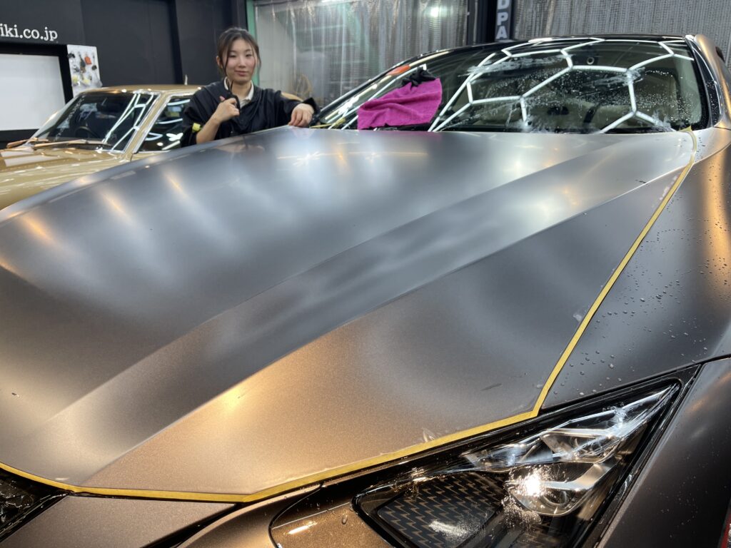レクサスLC500 マット塗装 PPF施工 広島