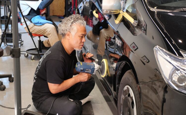 【広島】トヨタ202ブラックなど「黒い車」のコーティング｜傷・スワールを消す鏡面研磨