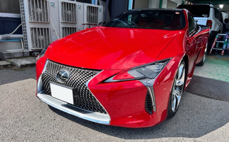 【広島】LEXUS LC500 XPEL PPFフルカバー＋水性レザーコートStarex施工｜福岡県からのご用命