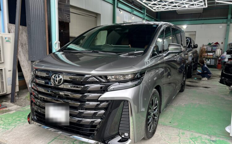 トヨタ ヴェルファイア カーフィルム 広島｜新車にシルフィード8％＋透明遮熱FGR-500