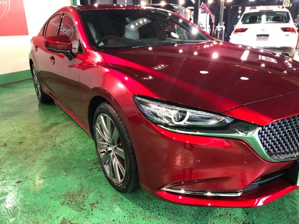 マツダアテンザ新車/ガラスコーティング施工