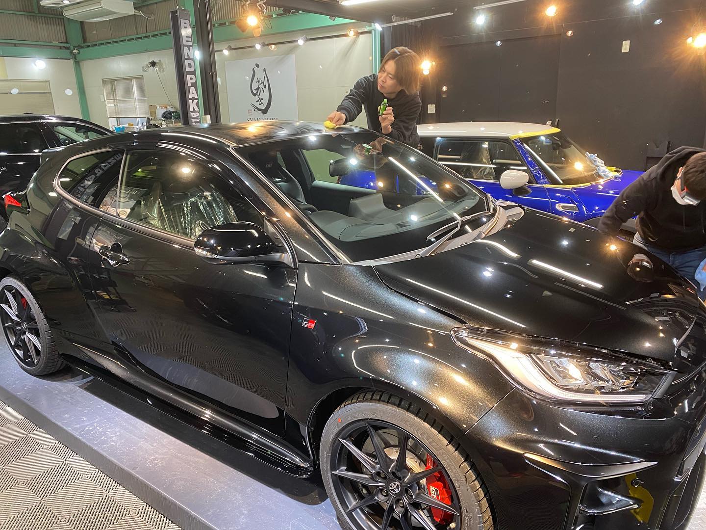 ［TOYOTA GR YARIS］ 山口県よりガラスコーティング施工頂きました。